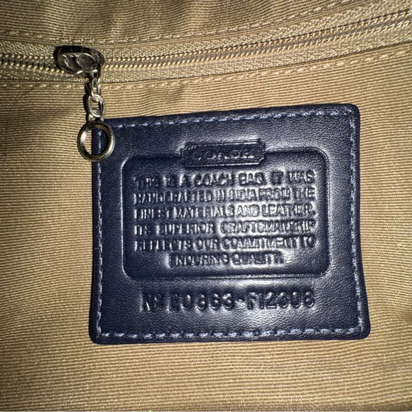 Coach Y2K Mini SoHo style f12308 in blue signature print - Picture 10 of 10